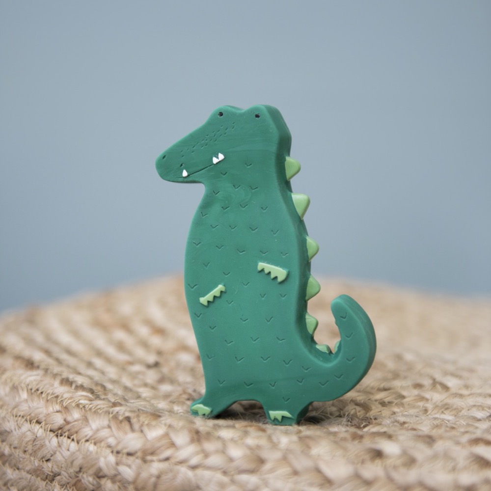 Natural rubber toy - Mr. Crocodile